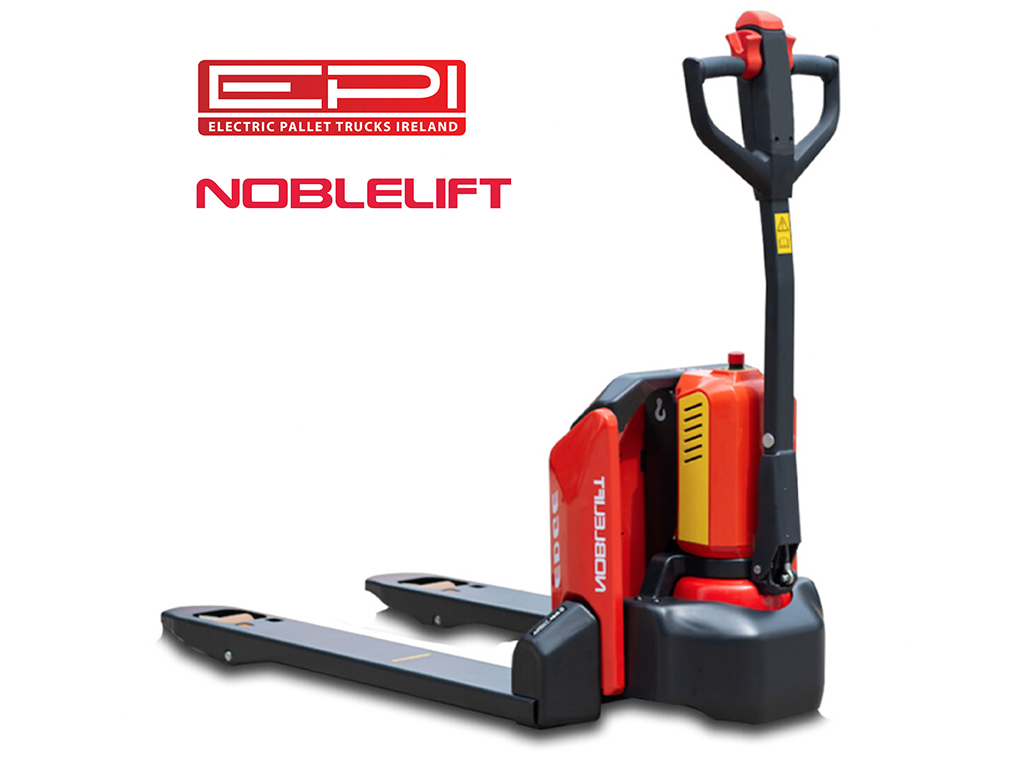 Electric pallet truck used for transporting pallets