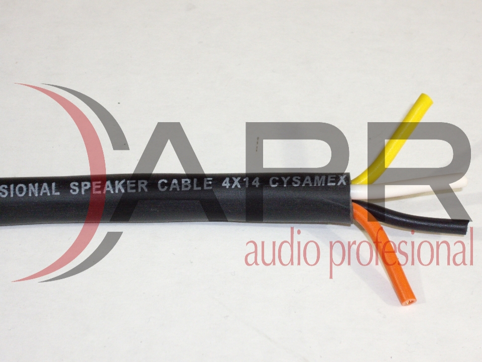 Cable para bocina 4 hilos, modelo SPK4X14, marca CYSAMEX