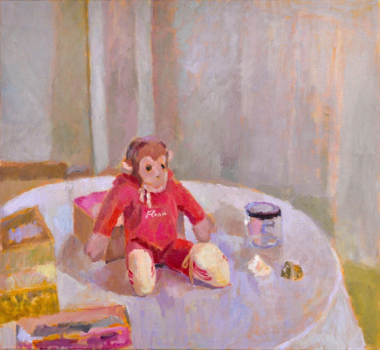 How Gwen John inspired me to paint Flash the Toy Monkey