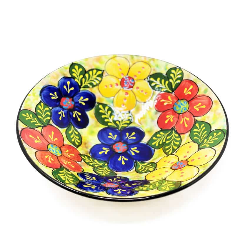 Floral Conical Bowl ONLY AVAILABLE IN STORE
