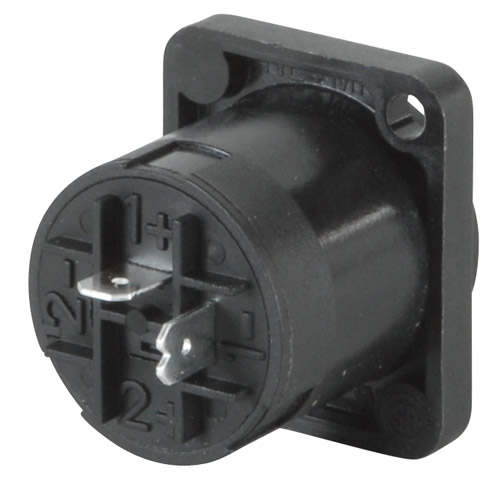 Conector speakon de 2 pin, modelo NL2MP, marca NEUTRIK