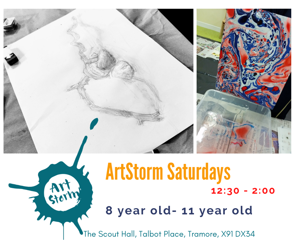 ArtStorm Saturdays 8 year olds - 11 year olds - 12:30 - 2.00
