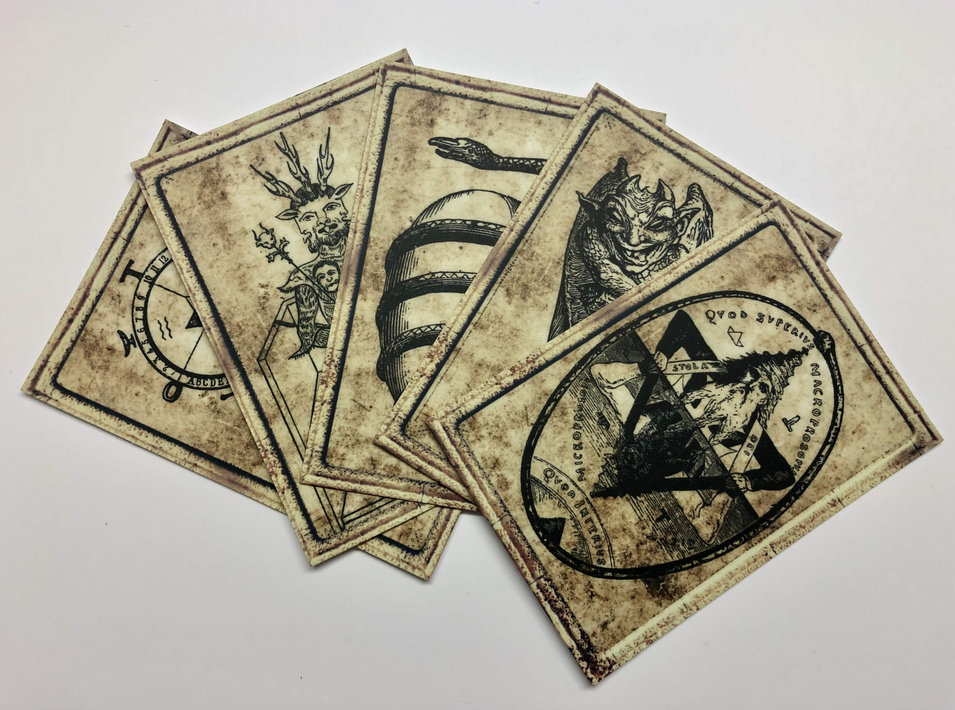 Occult Illustration Vinyl Sticker Packs
