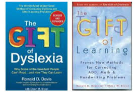 The Gift of Dyslexia book and The Gift of Learning book written by Ron Davis