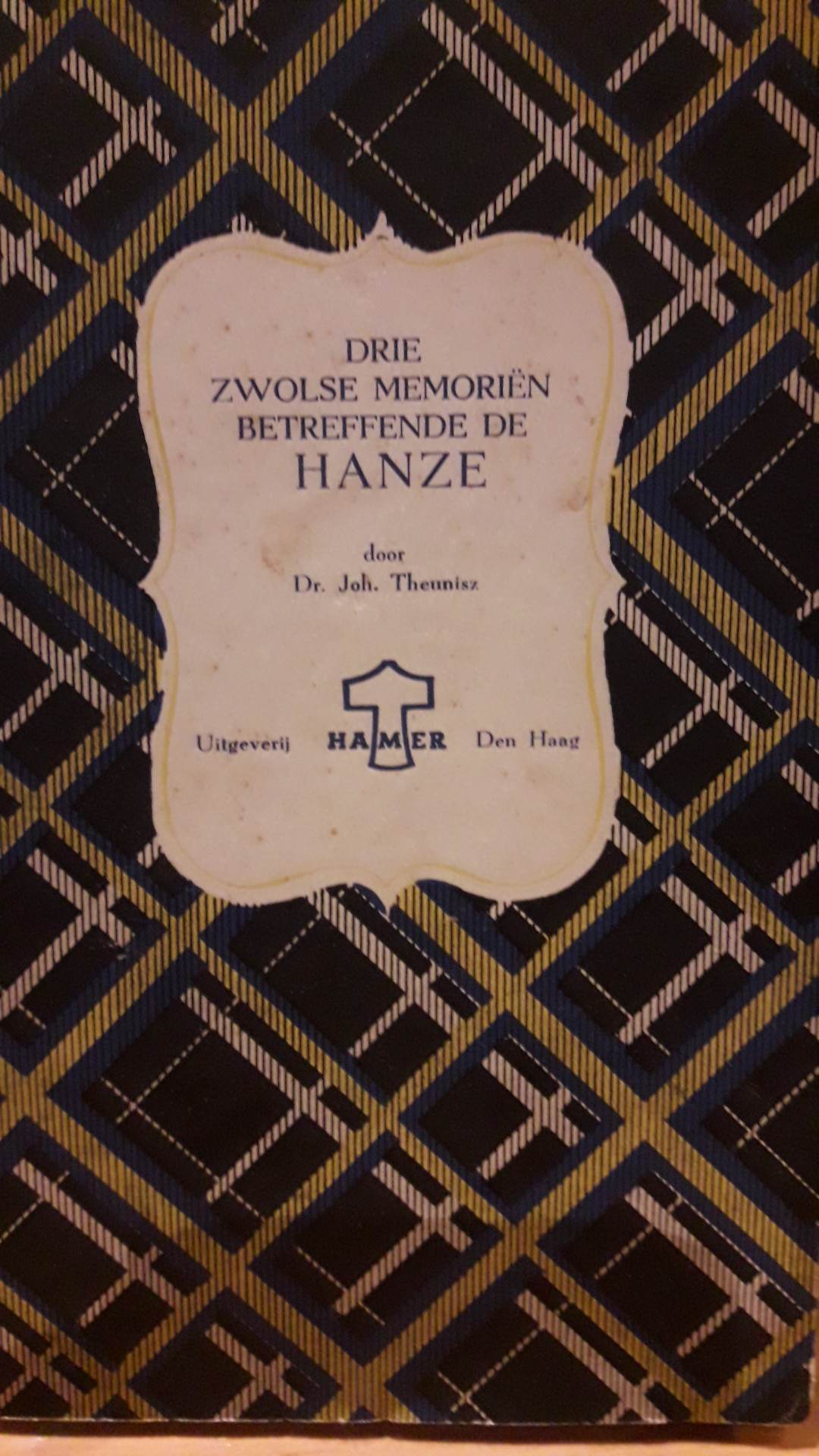 3 Zwolse memorien betreffende de Hanze - 72 blz / HAMER 1943 Collaboratie uitgeverij