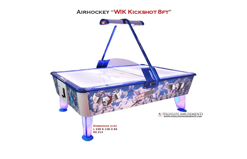 Rental Airhockey Wik "Kickshot 8ft"