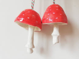 Pottery Mushroom Bell