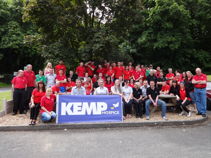 Kidderminster opticians fund KEMP Hospice train trip
