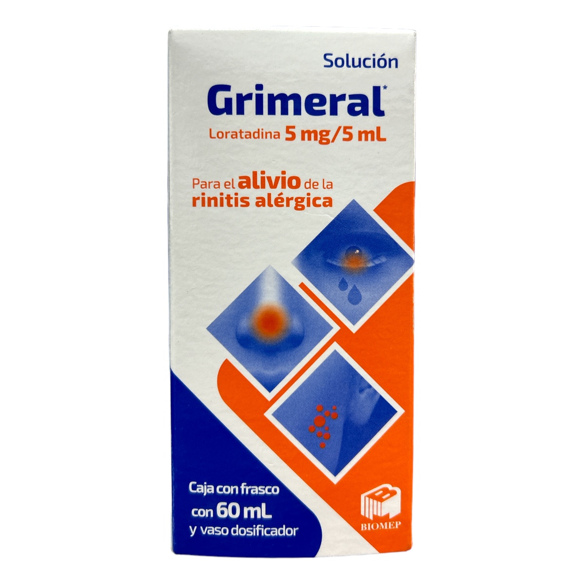 Loratadina Sol 100mg/100ml 60ml GRIMERAL