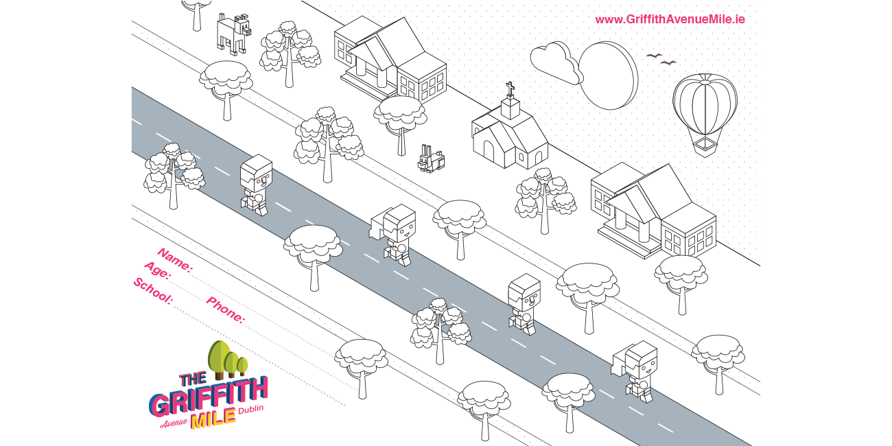 The Annual Griffith Avenue Mile Colouring Competition