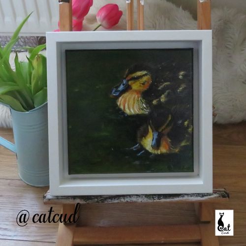 Duck Acrylic Painting
