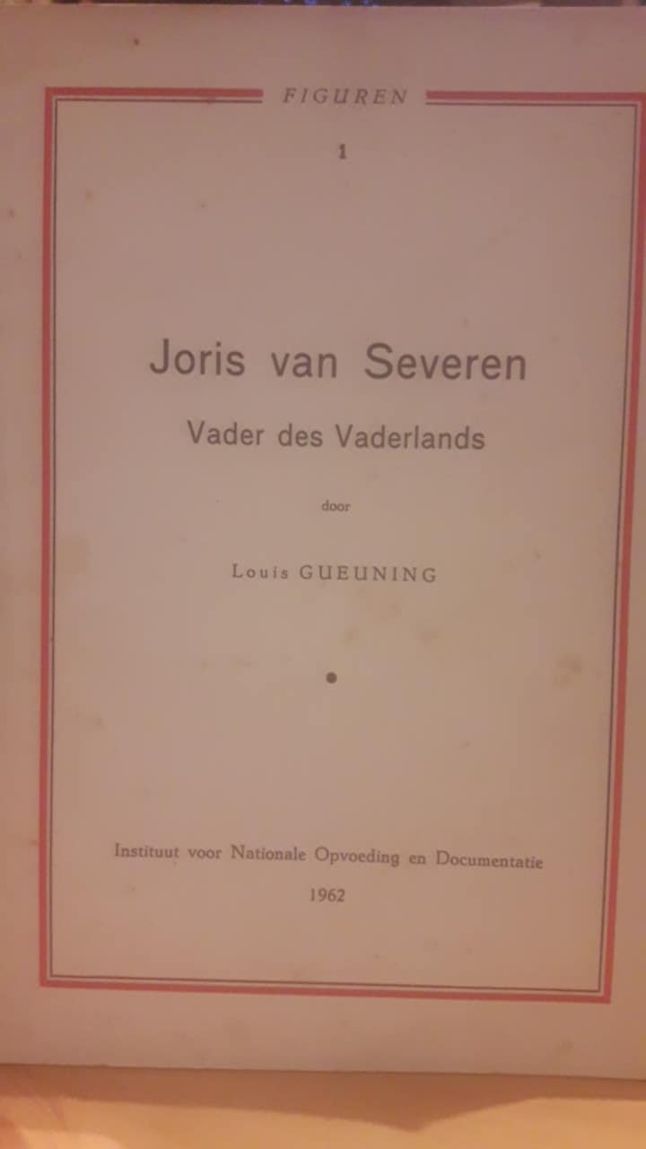 Joris van Severen - Vader des Vaderland uitgave 1962 / 15 blz