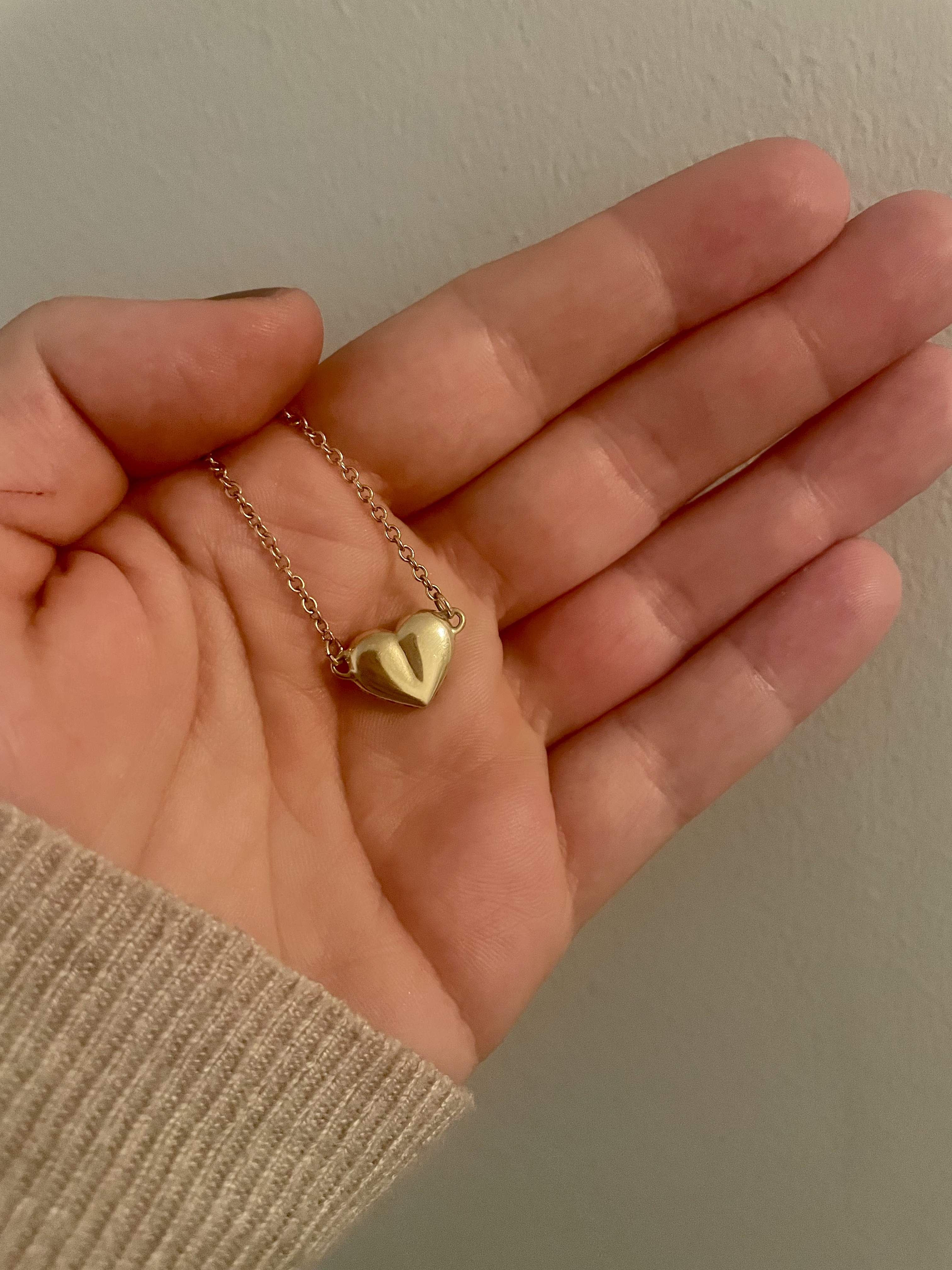 Heart pendant on chain