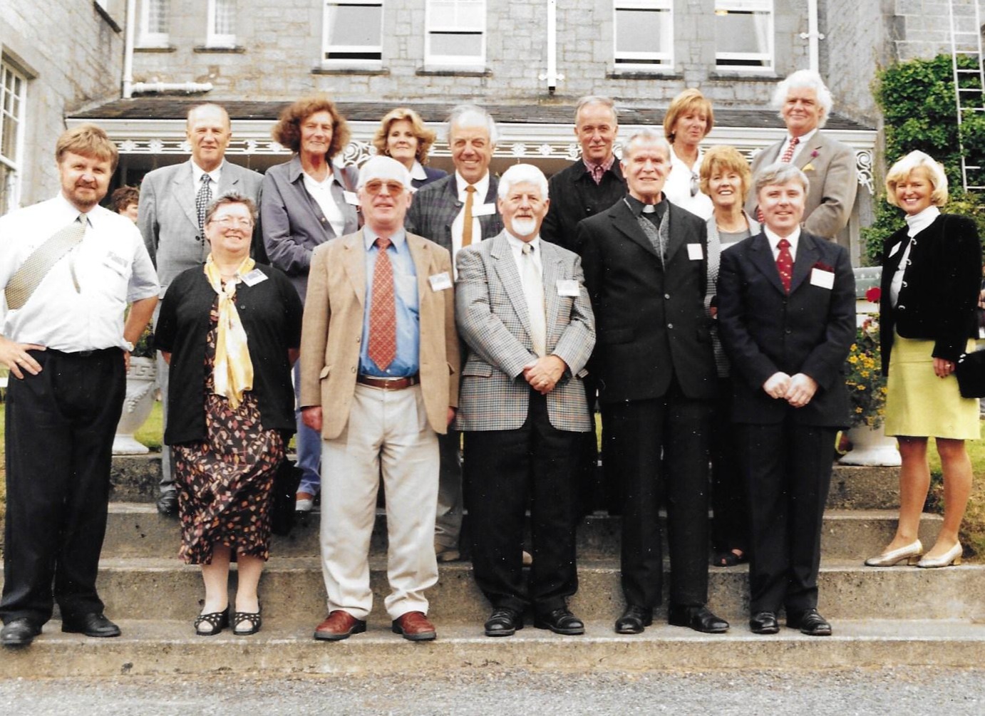 Kenmare Tidy Towns committee outside the Park Hotel, Kenmare