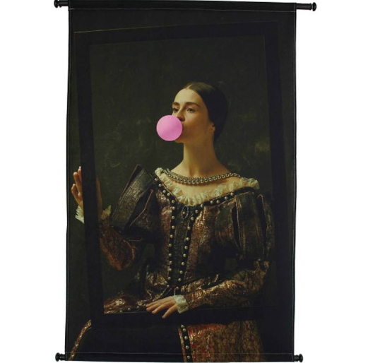 Art with a twist....Velvet wandpaneel, Pink Bubble van €44,95 nu €34,95