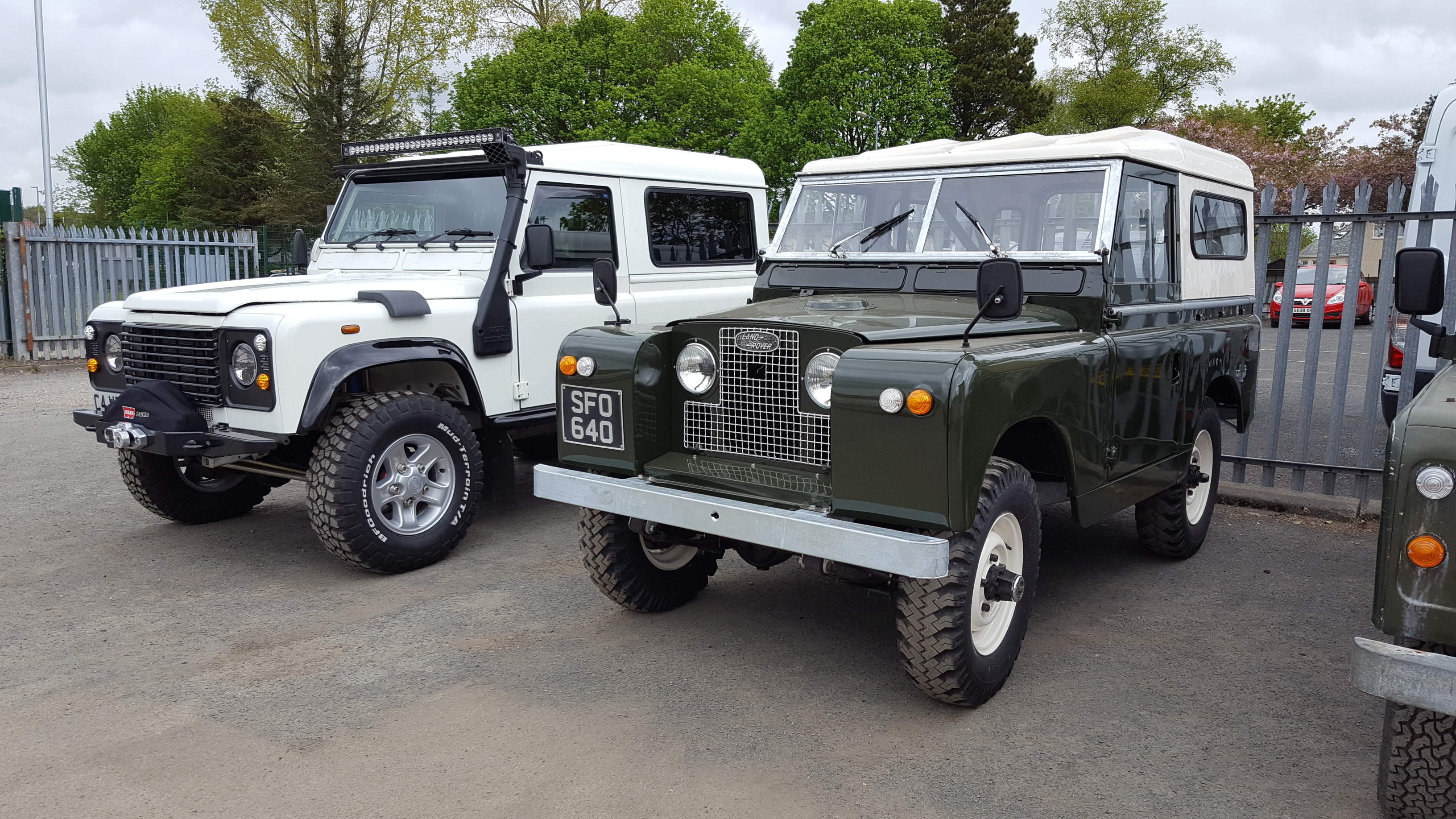 Land Rover rebuilds and new chassis at Gibsons Auto Services of Cumnock