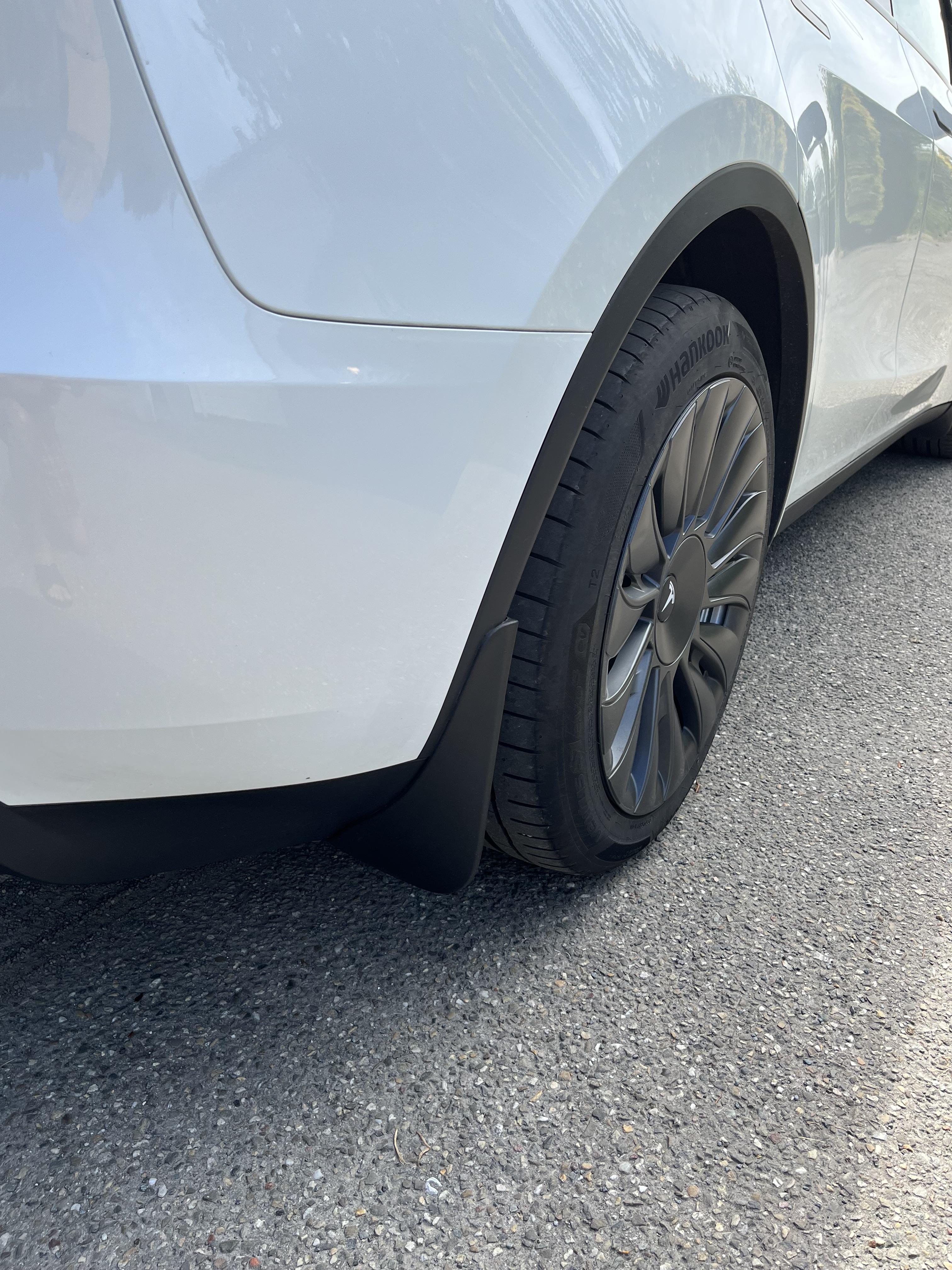 Tesla Model Y Spatlappen.