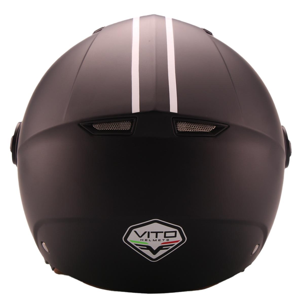 HELMET VITO JET MODA MATT BLACK