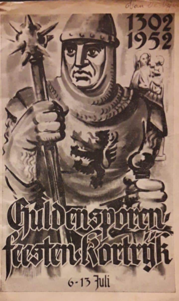 Programma Guldensporenfeesten Kortrijk 1952 - Guldensporenjaar