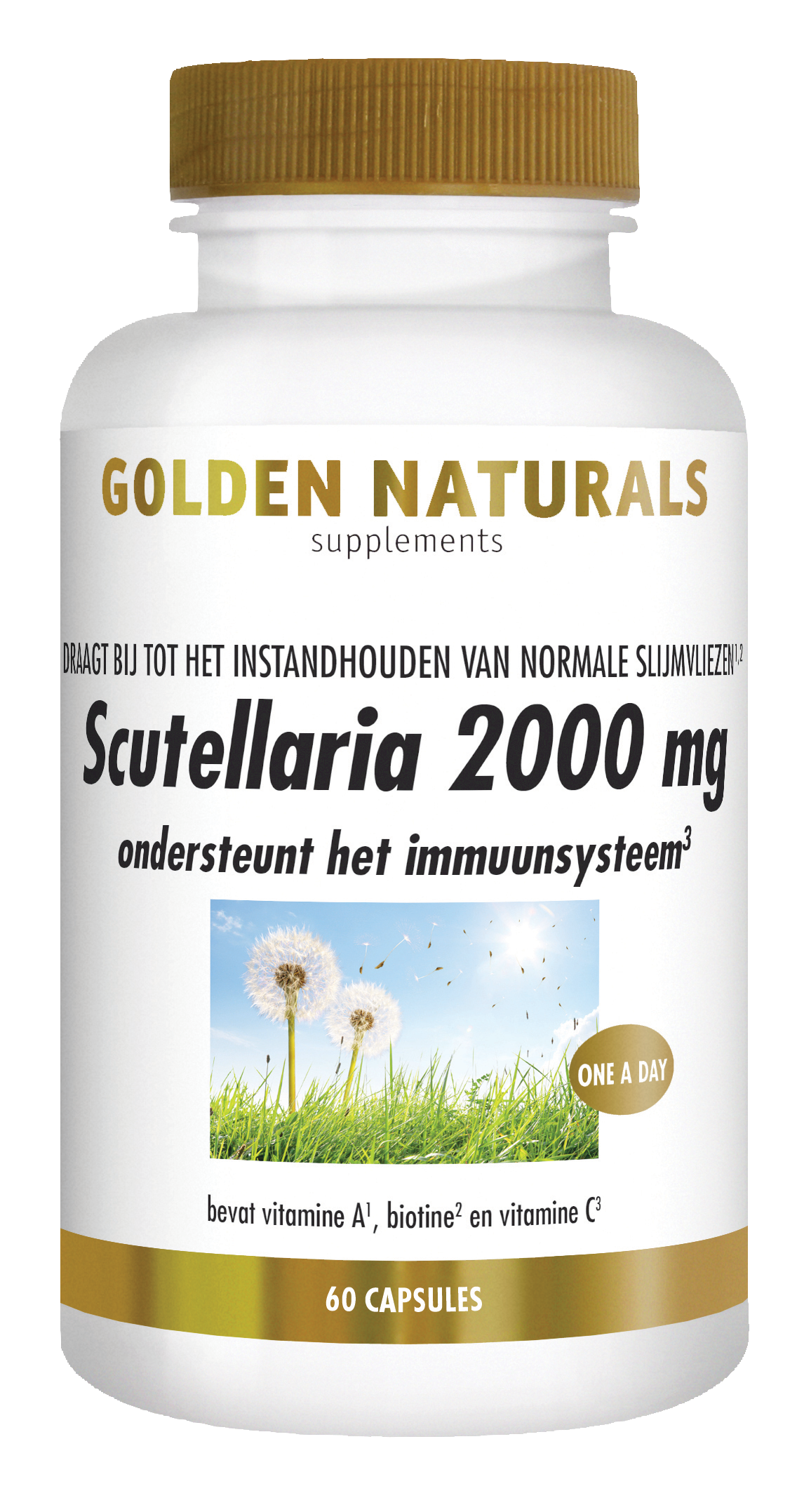 _Golden Naturals Scutellaria 2000 mg 60 caps GN-418png