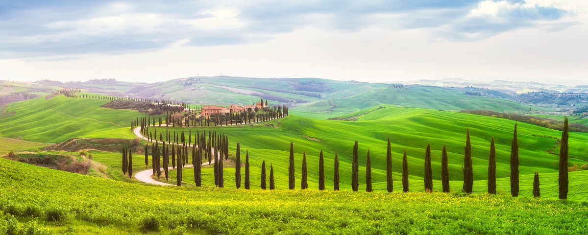 Declared a UNESCO heritage site, it is a rural Tuscany at its best!
