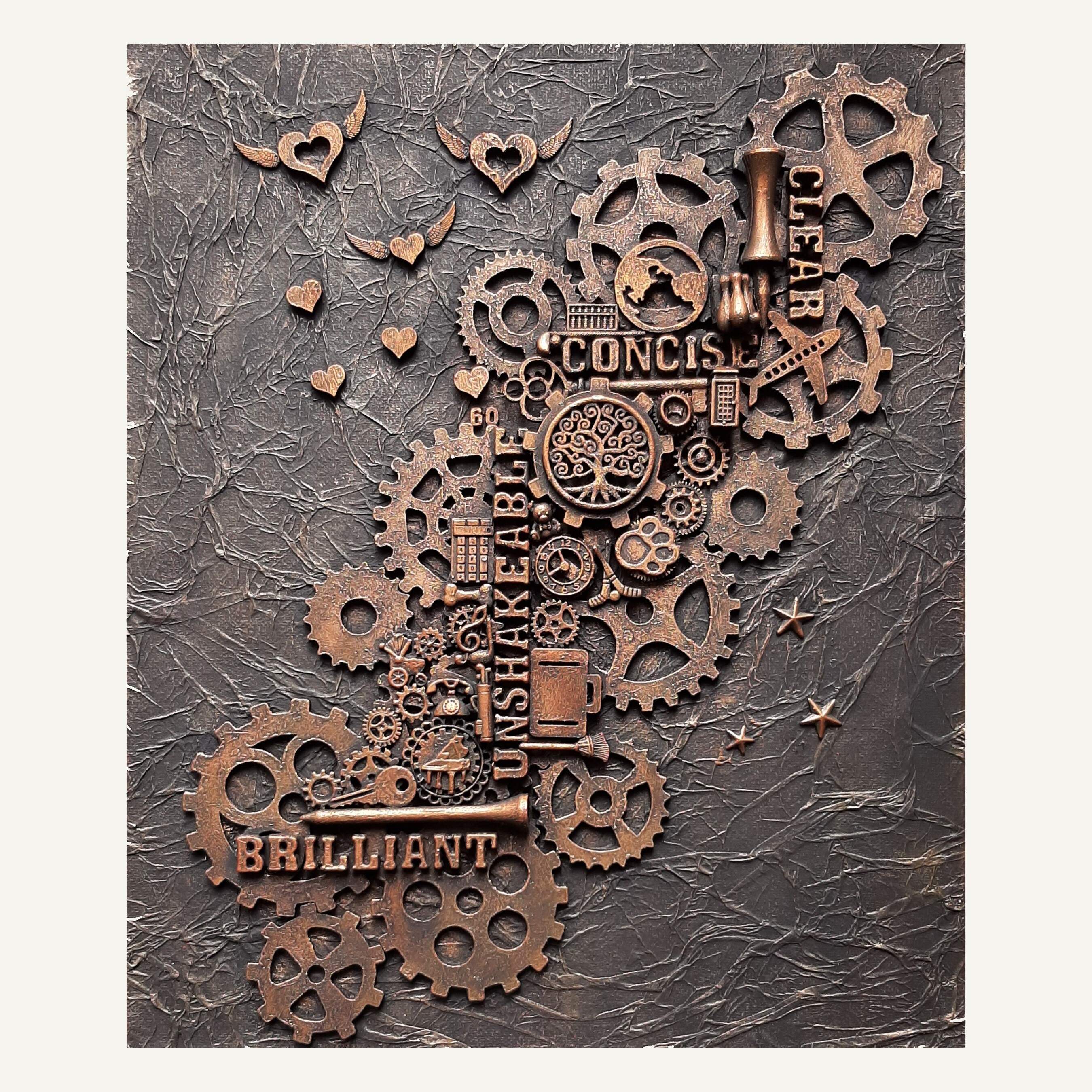 Steampunk art image linking to details on how to commission works from Niki Keane Art