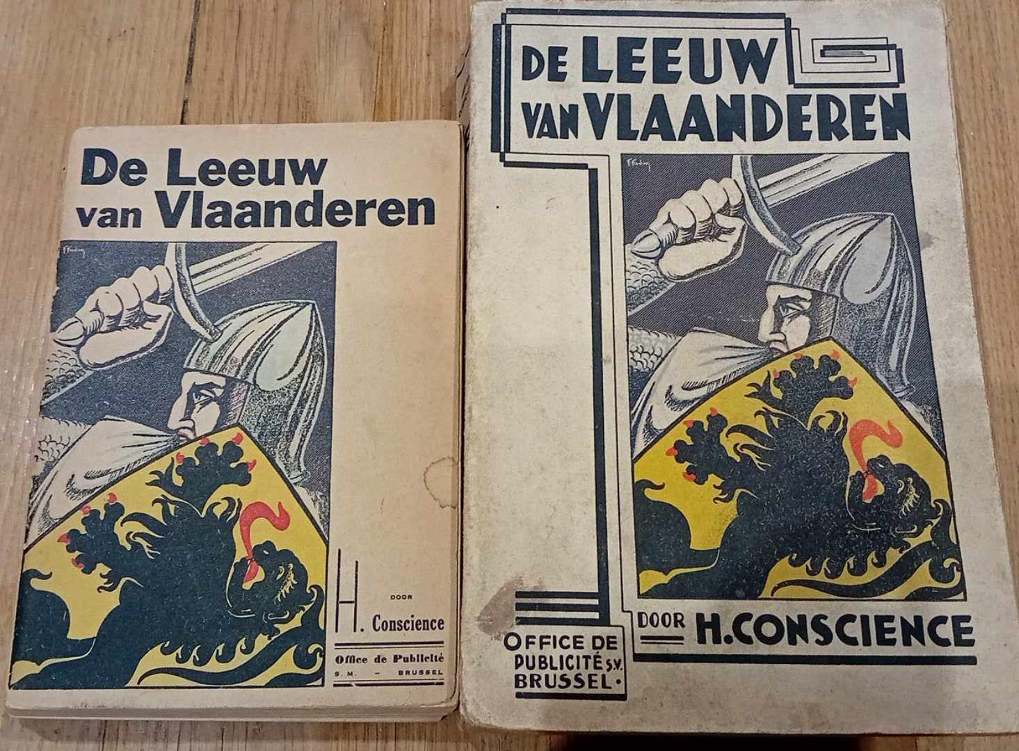 De Leeuw van Vlaanderen door Hendrik Concience - uitgave 1952 -2 boeken