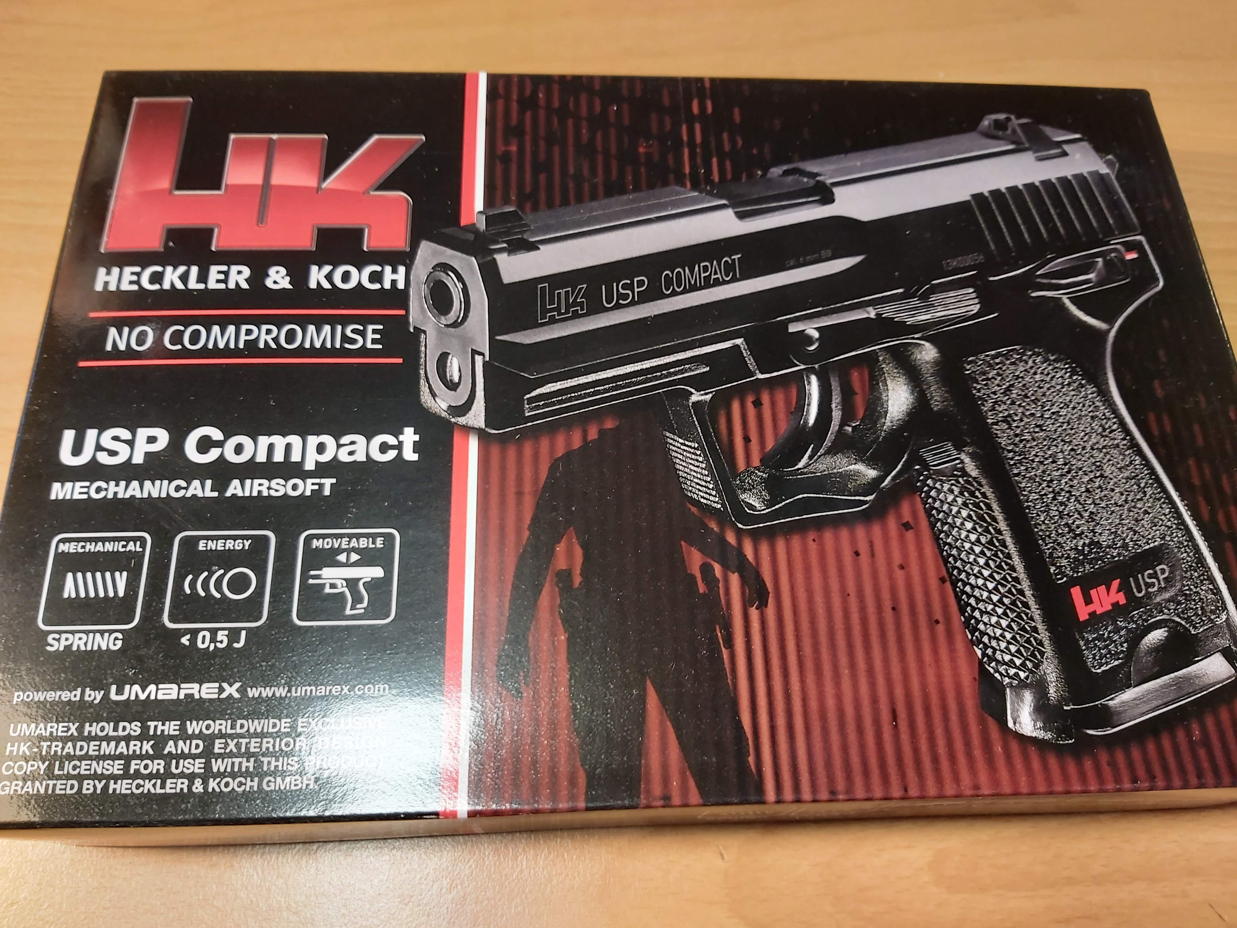 H&K USP compact, pistool met veer, Prijs 29€