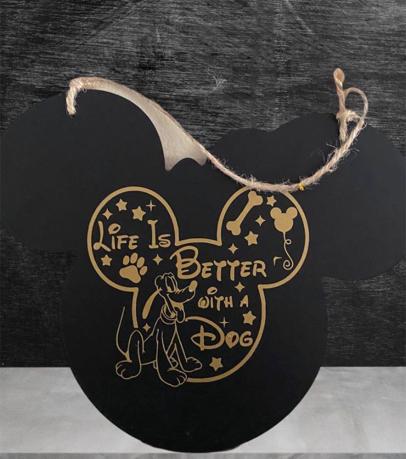 Life Is Better With A Dog Hanging Heart