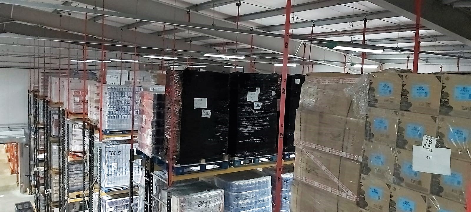 Welsh Food Distributor Installs Rack Collapse Prevention’s Warehouse Safety Racking System