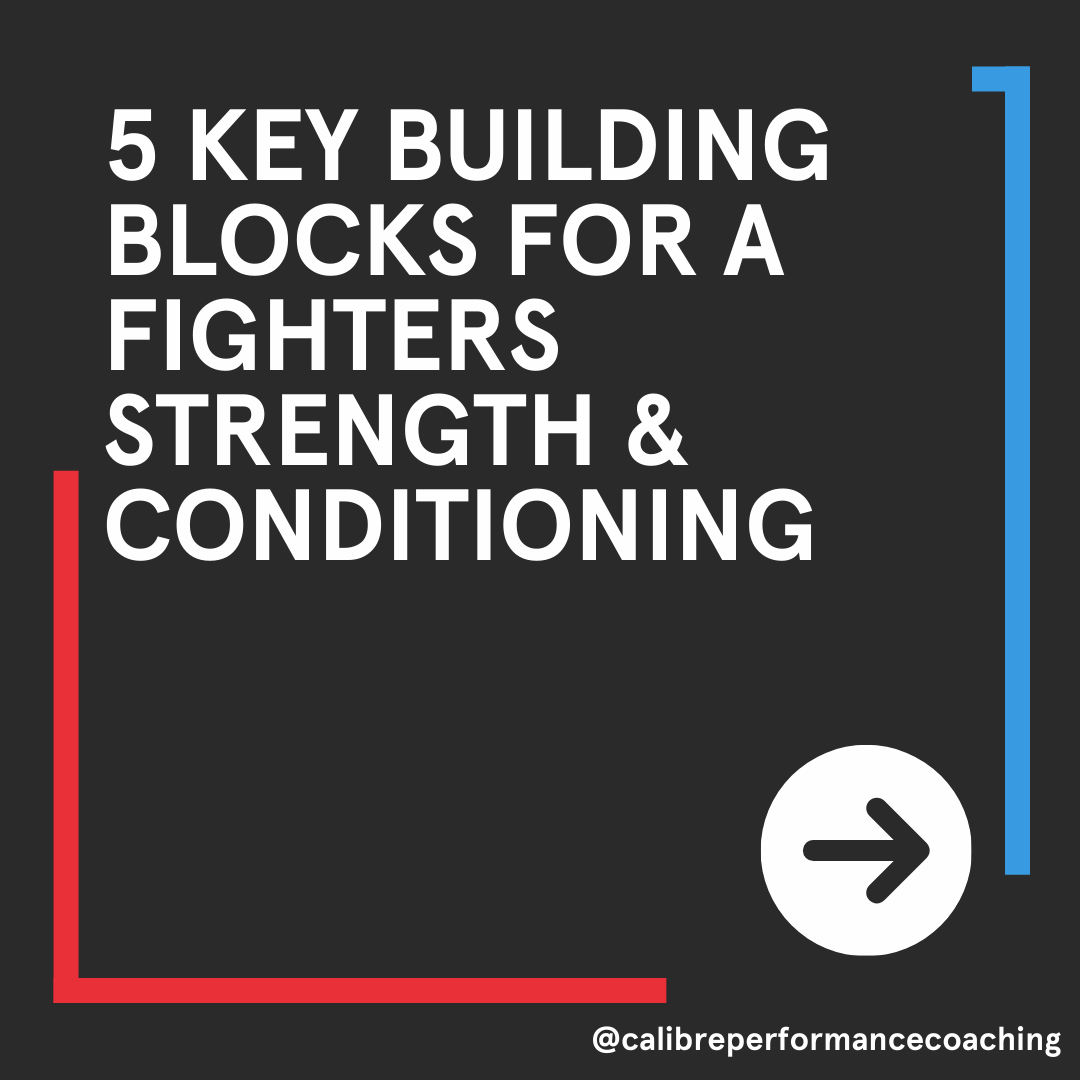 5 Key Building Blocks for a Fighters Strength & Conditioning: