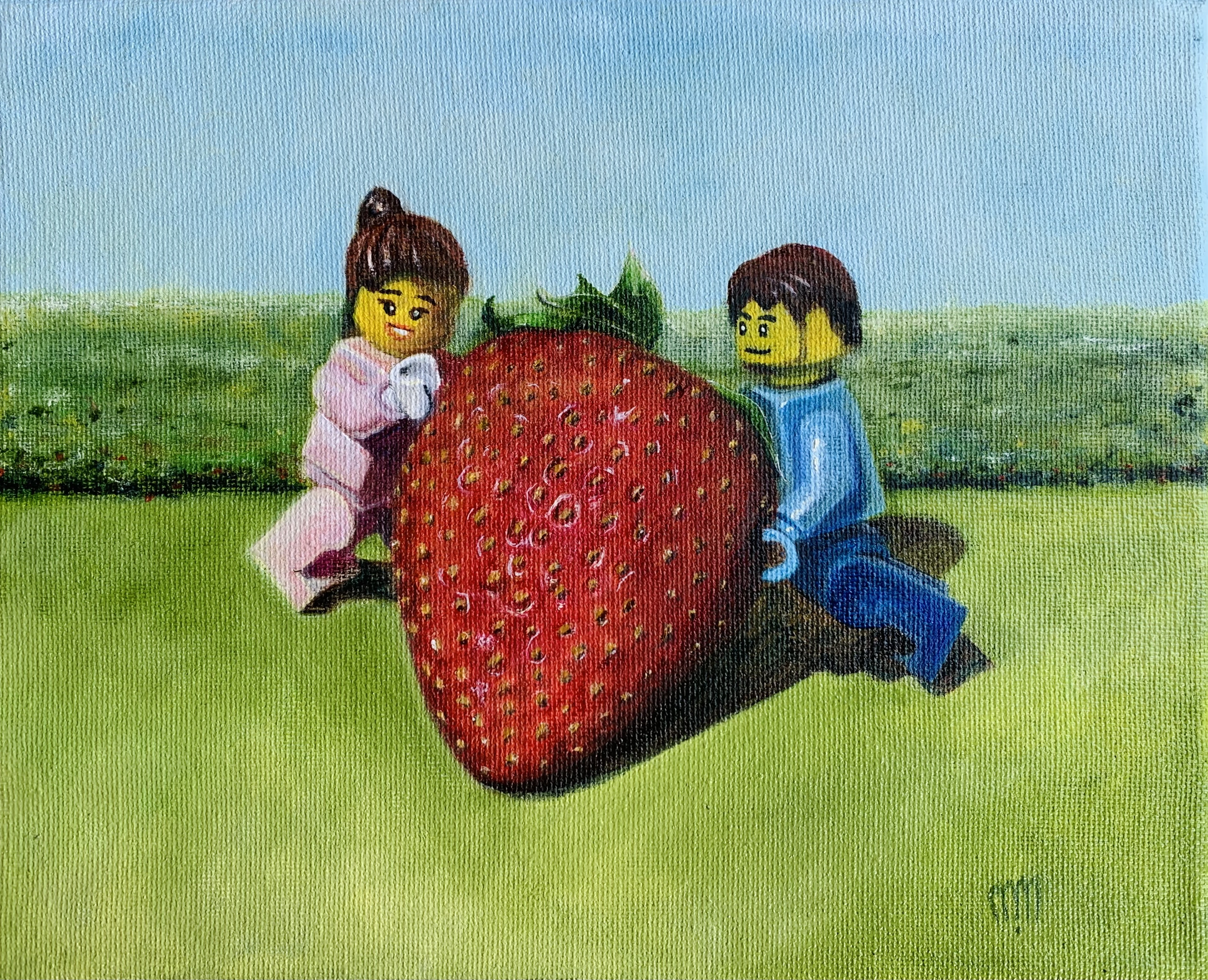 Oil On Canvas - 12 x 10 inches (unframed) Price €350