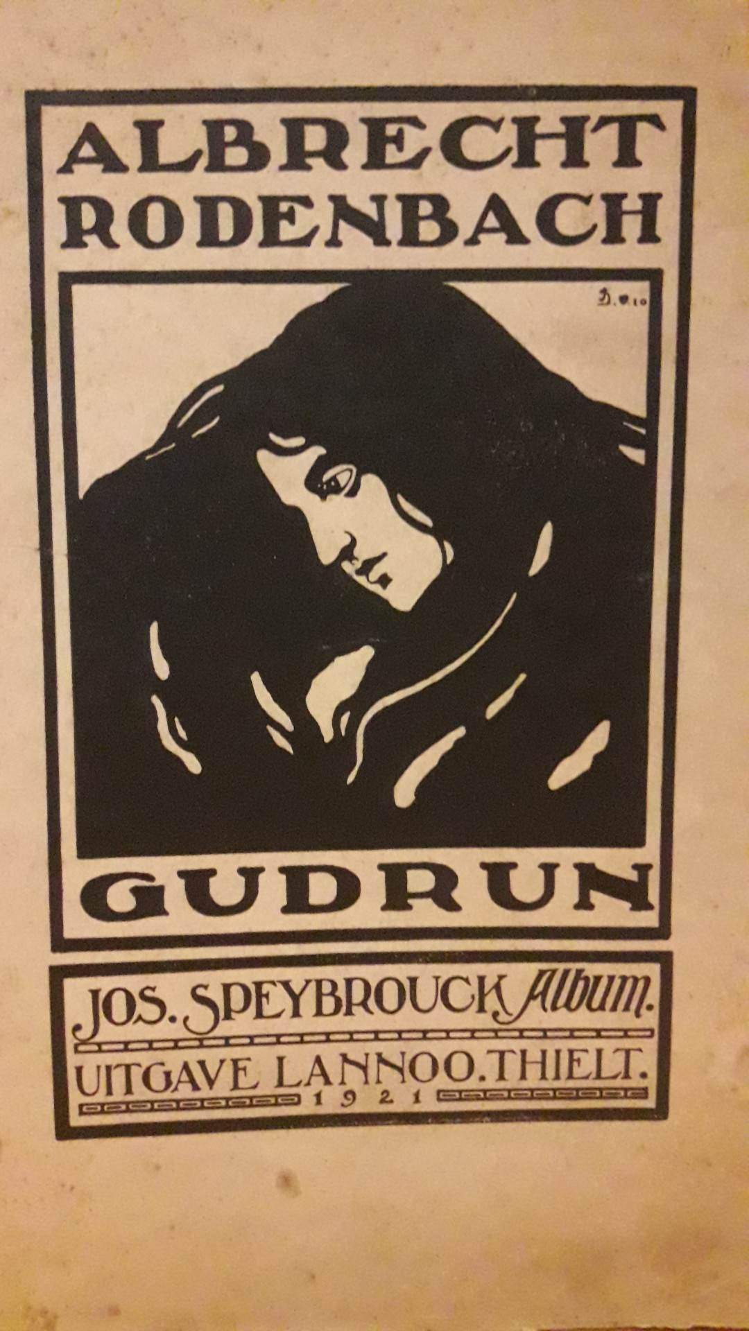 Albrecht Rodenbach - Gudrun  tekeningen Speybrouck - uitgave 1929 / 116 blz