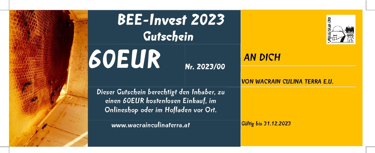 BEE-Invest 2023 Gutschein