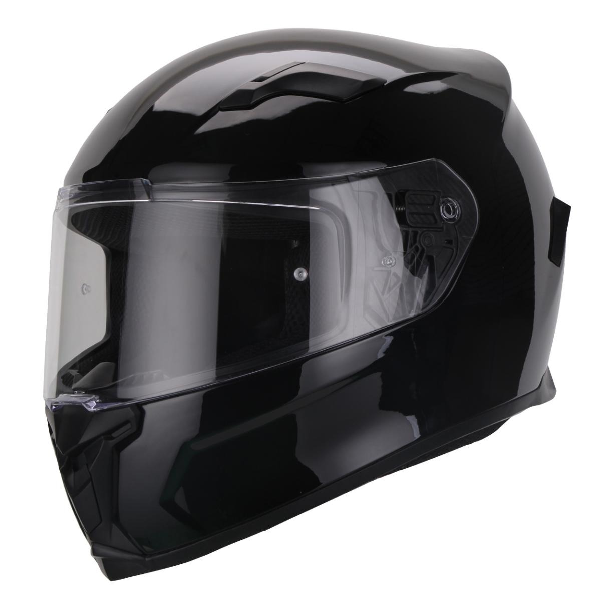 Helmet full-face vito duomo shiny black