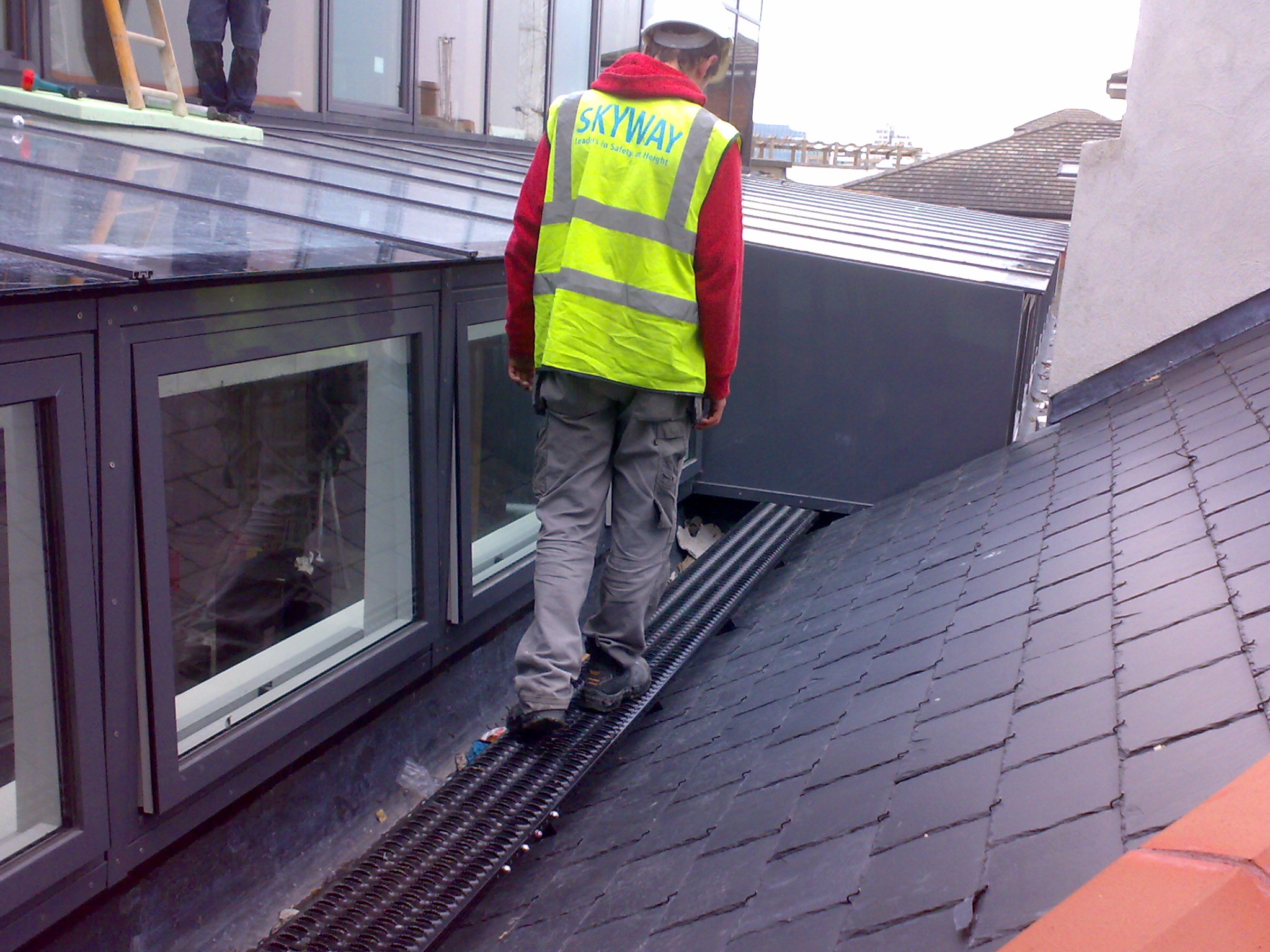 Slate Roof Walkway