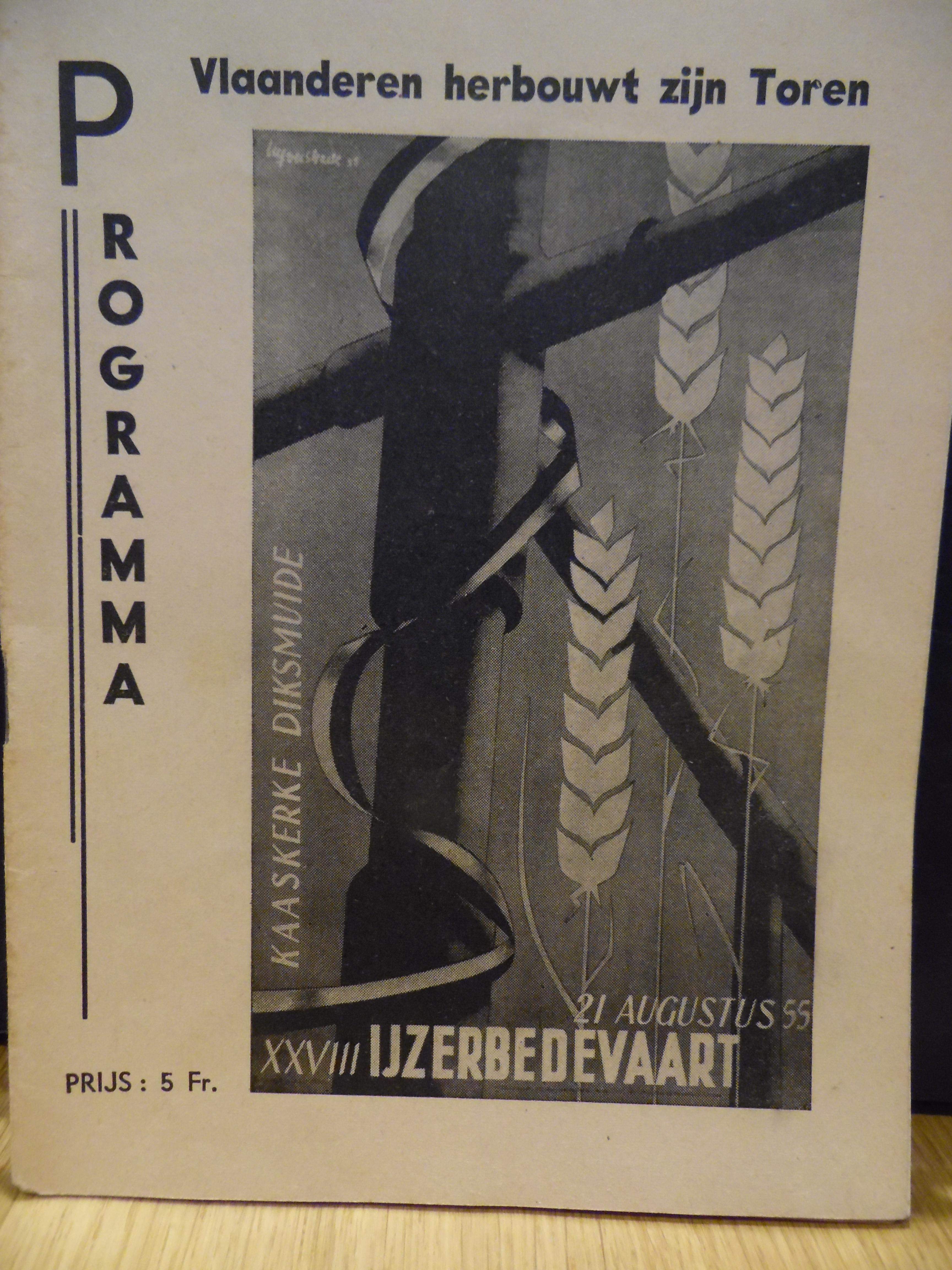 Programma Ijzerbedevaart 1952