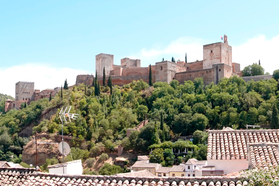 Alhambra, Granada, Andalucia, Spanje