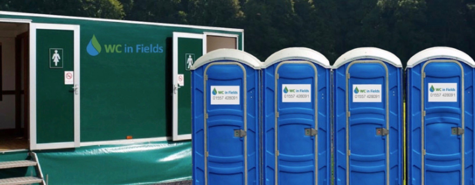 Portable and event toilet hire Dumfries and Galloway WC In Fields