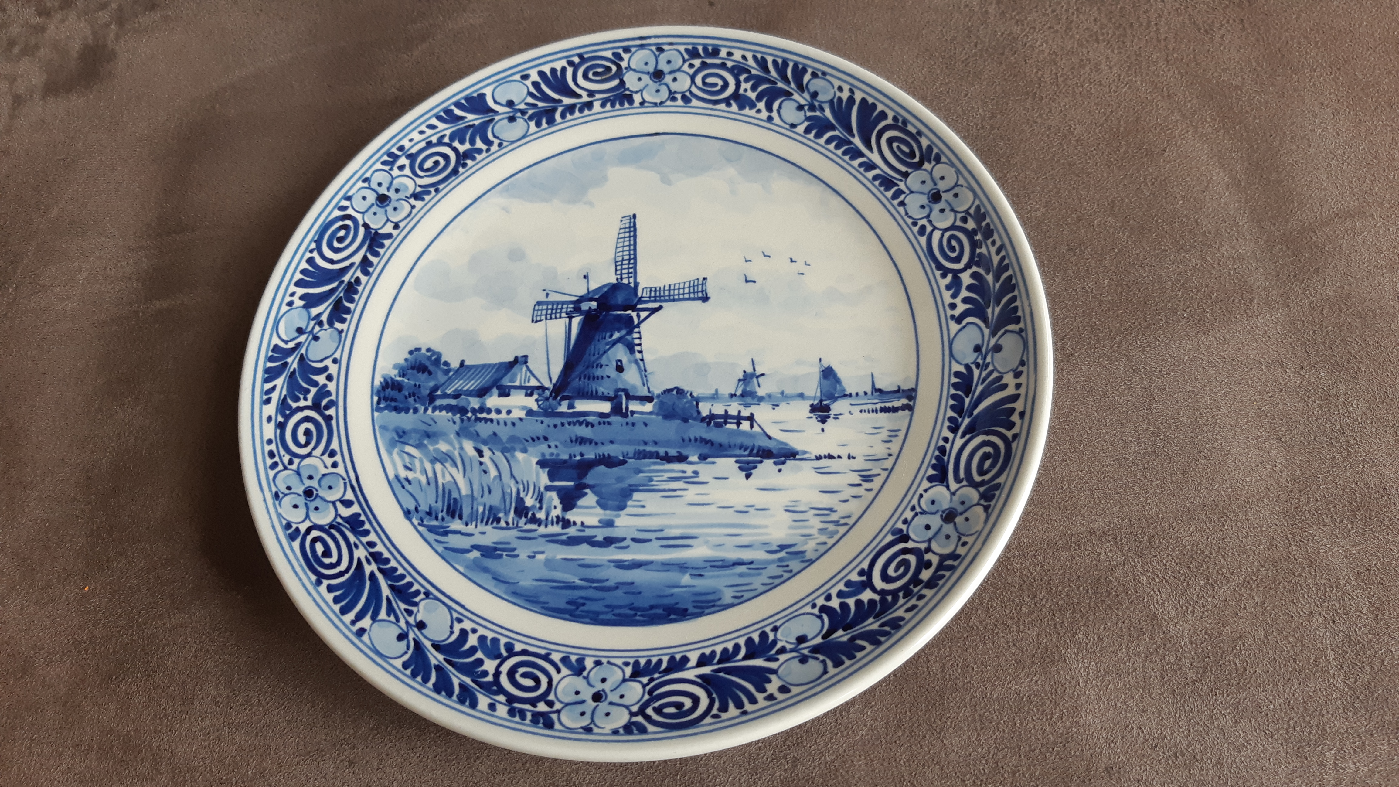 porceleyne Fles Koningsblauw Delft Blauw wandbord