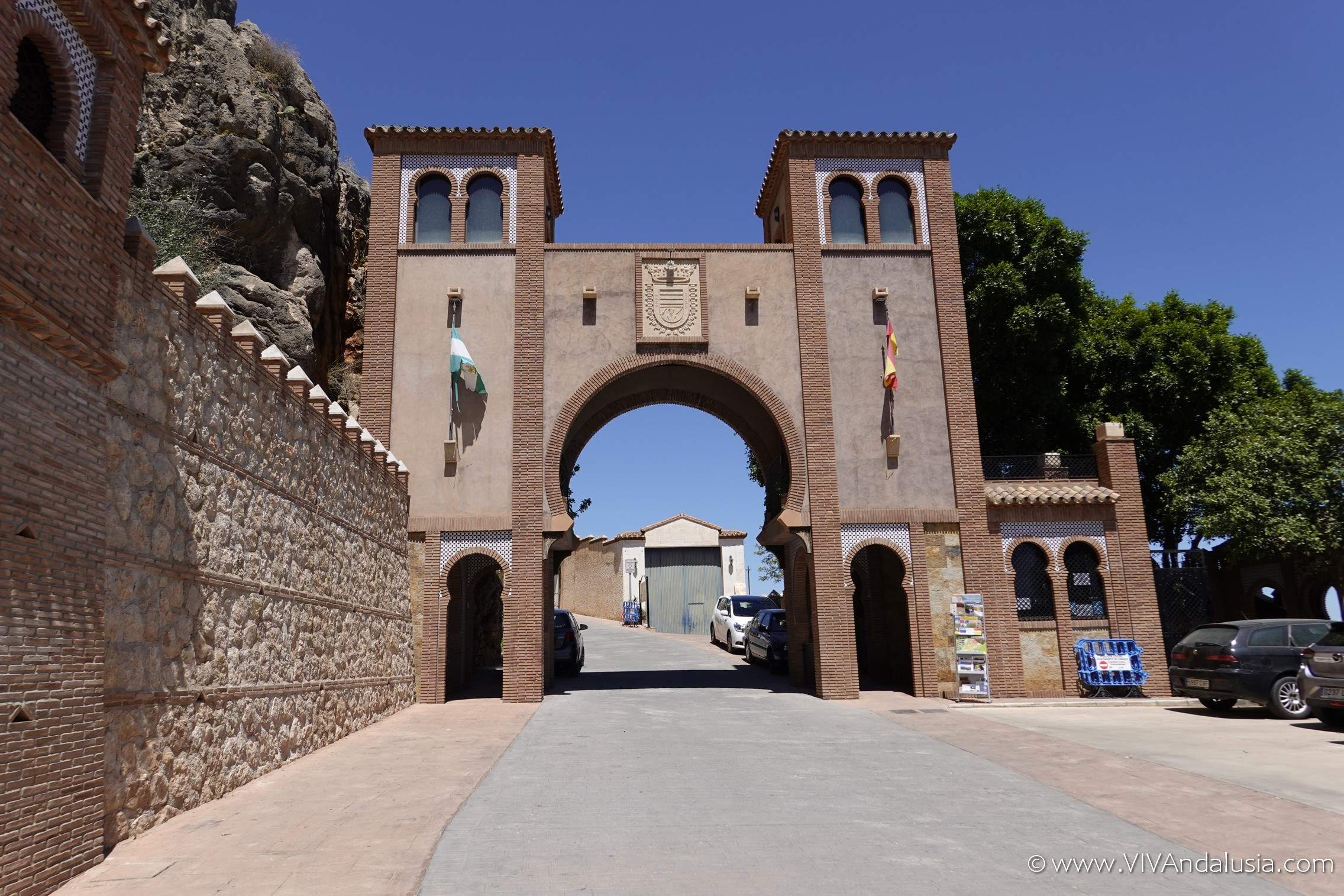 De poort van Malaga. Een belangrijk verdedigingsbastion.