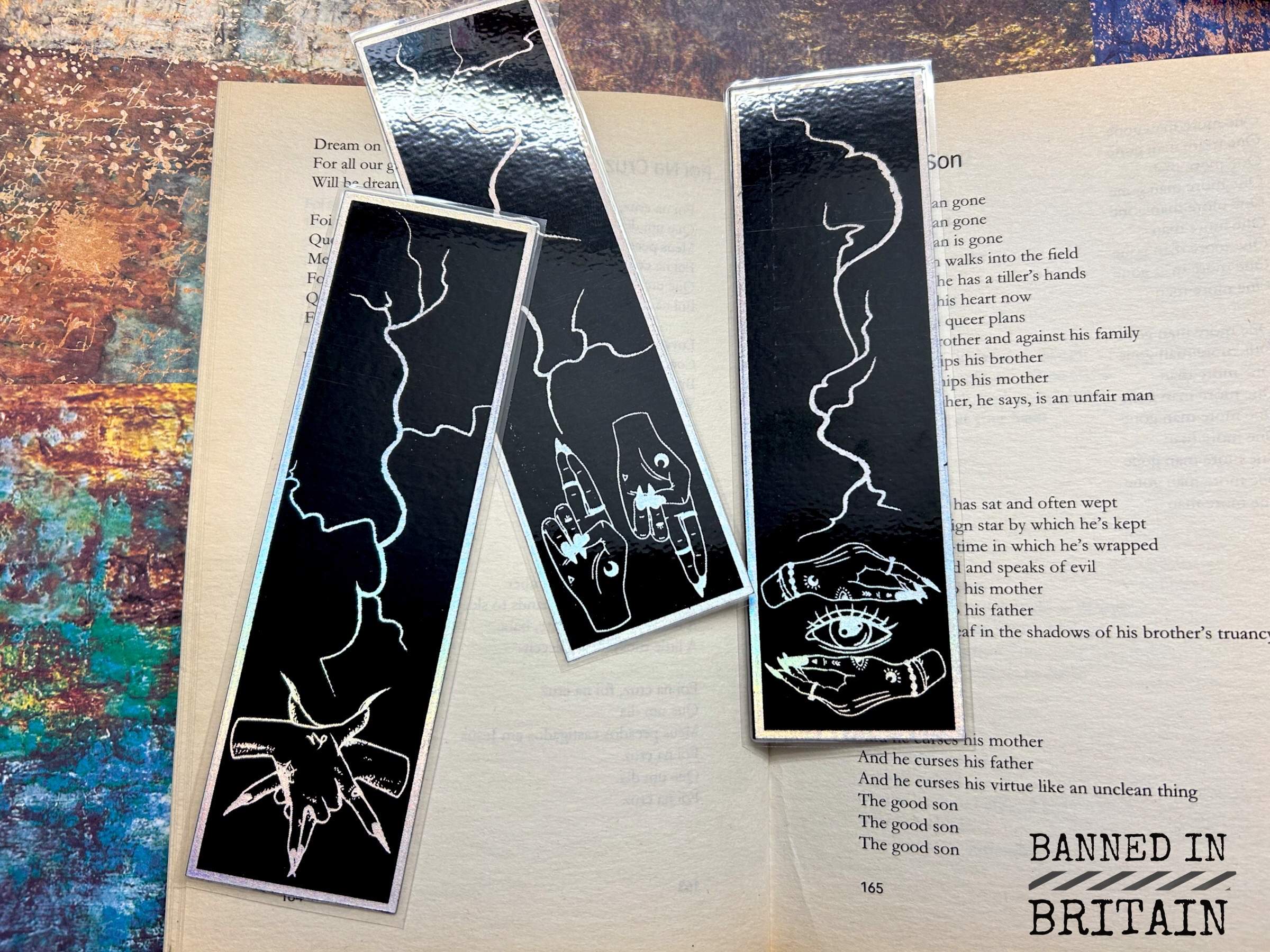 Occult Foiled Bookmarks