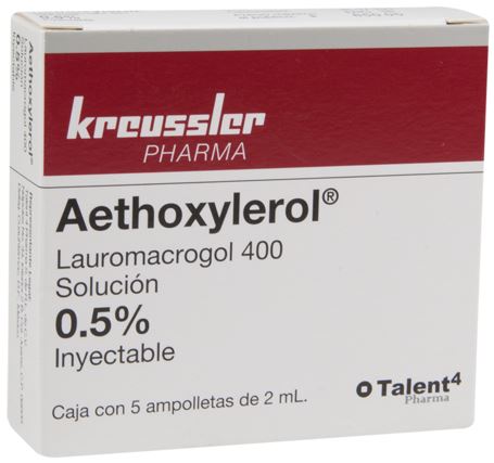 Aethoxylerol, Lauromacrogol 400, Polidocanol