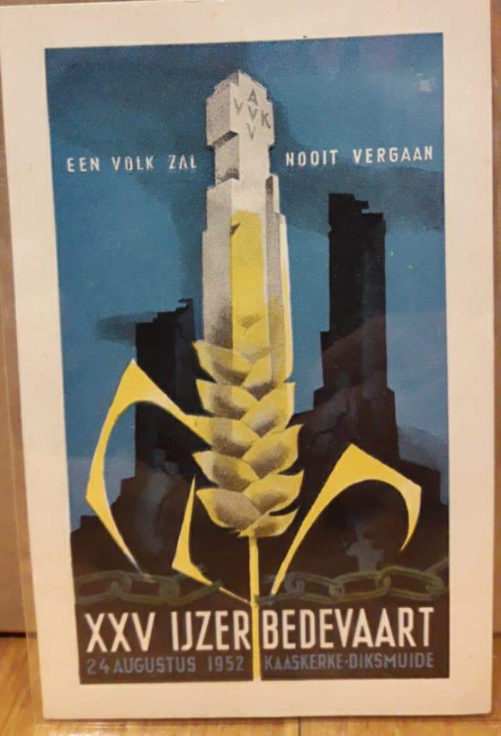 Postkaart Ijzerbedevaart Diksmuide - Ijzertoren 1952 / LN 126