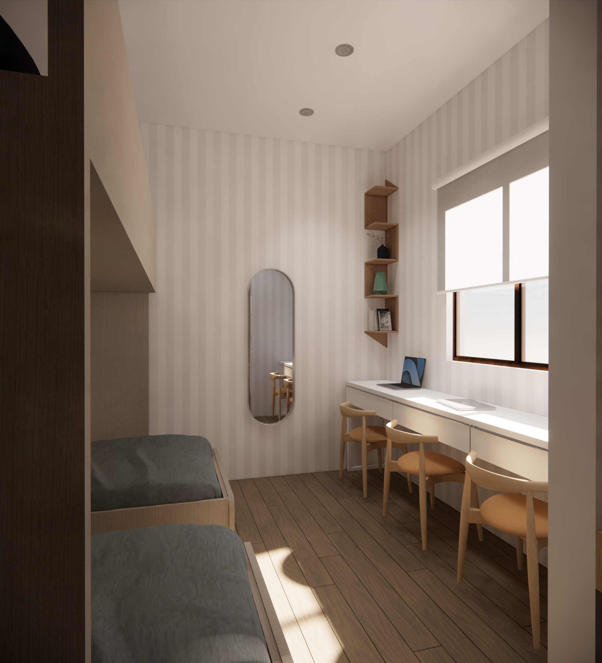 Render Área Habitación Infantil