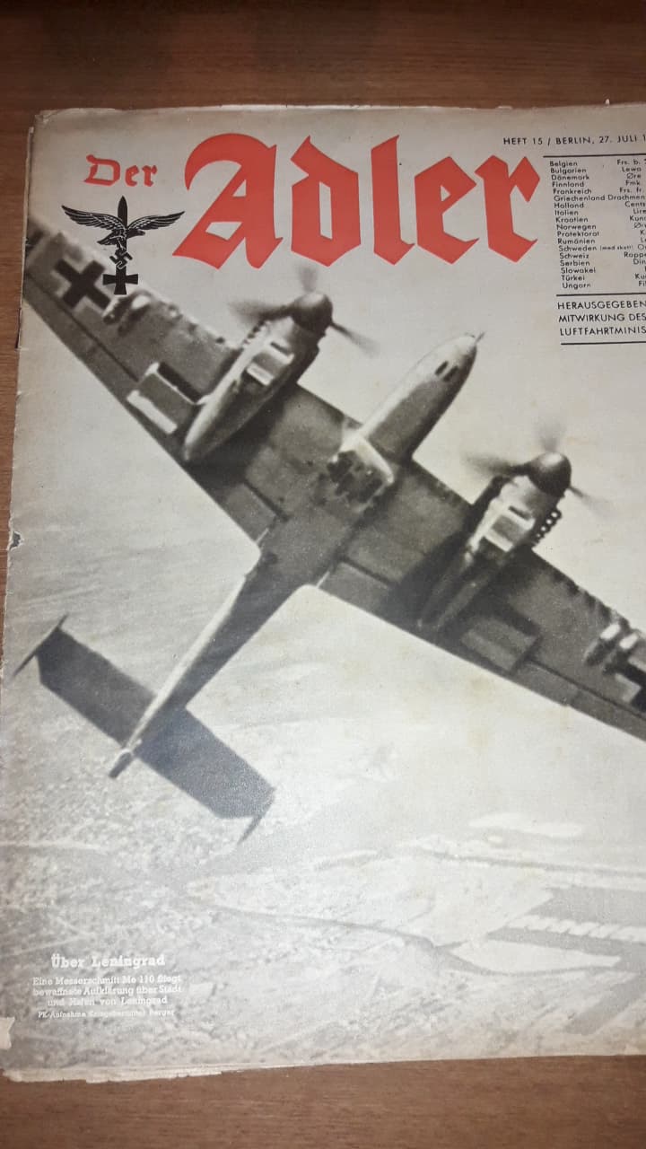 Der Adler 1943 nummer 15 / Duitstalig