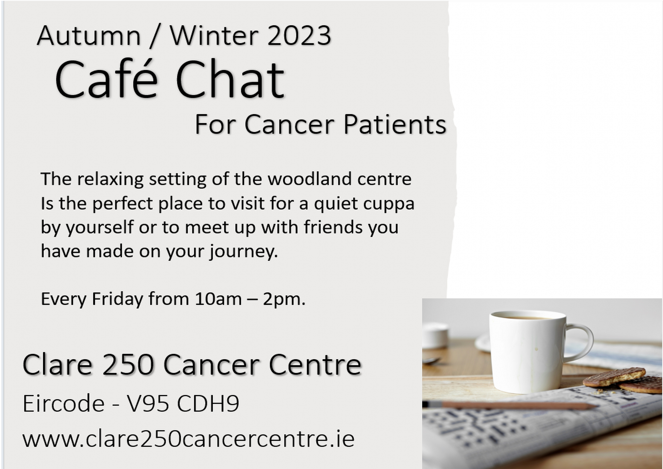 cafe chat for cancer patients