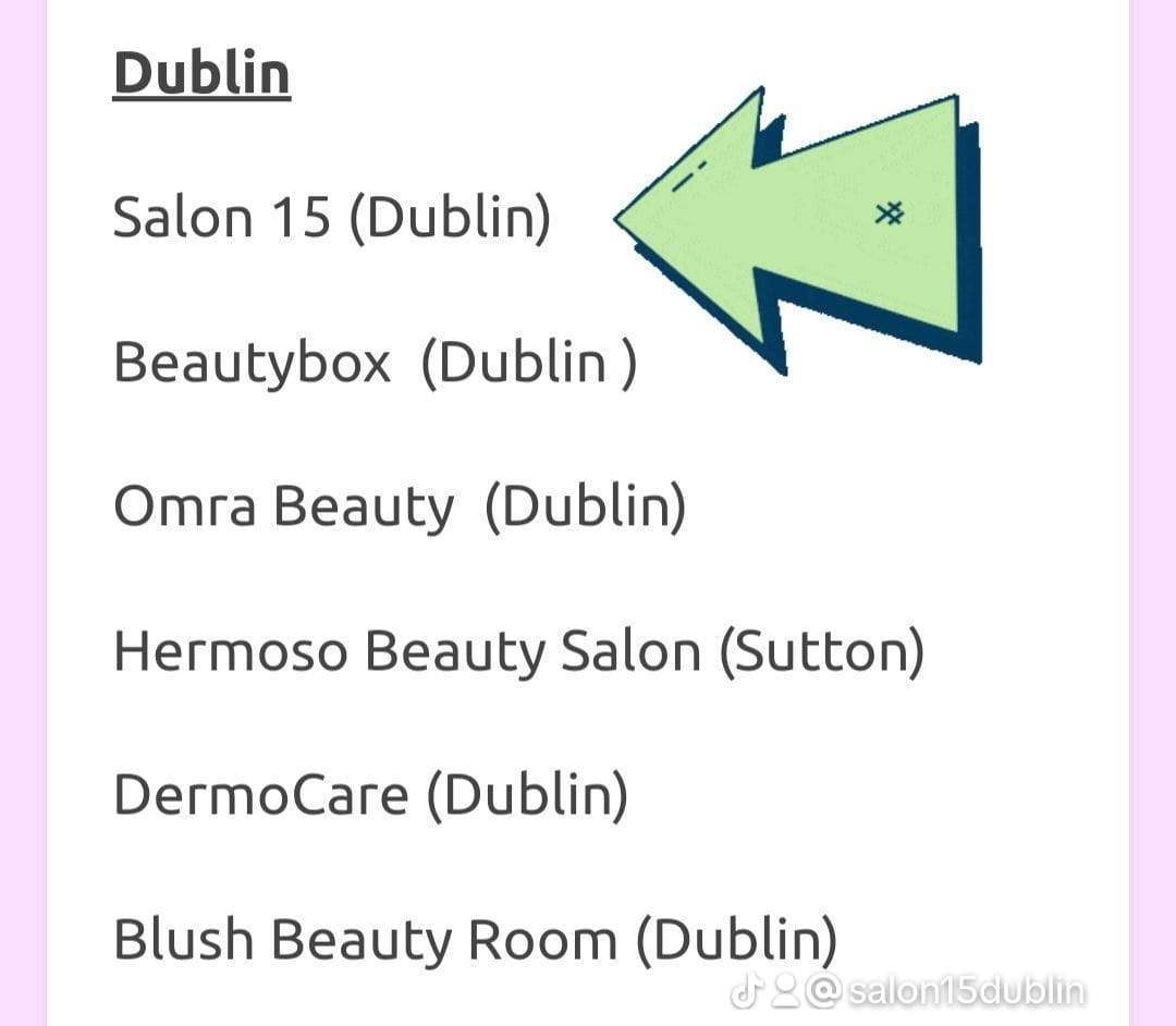 Salon 15 Nominated for Most wanted Beauty Salon at The Irish Hair & Beauty Awards 2023