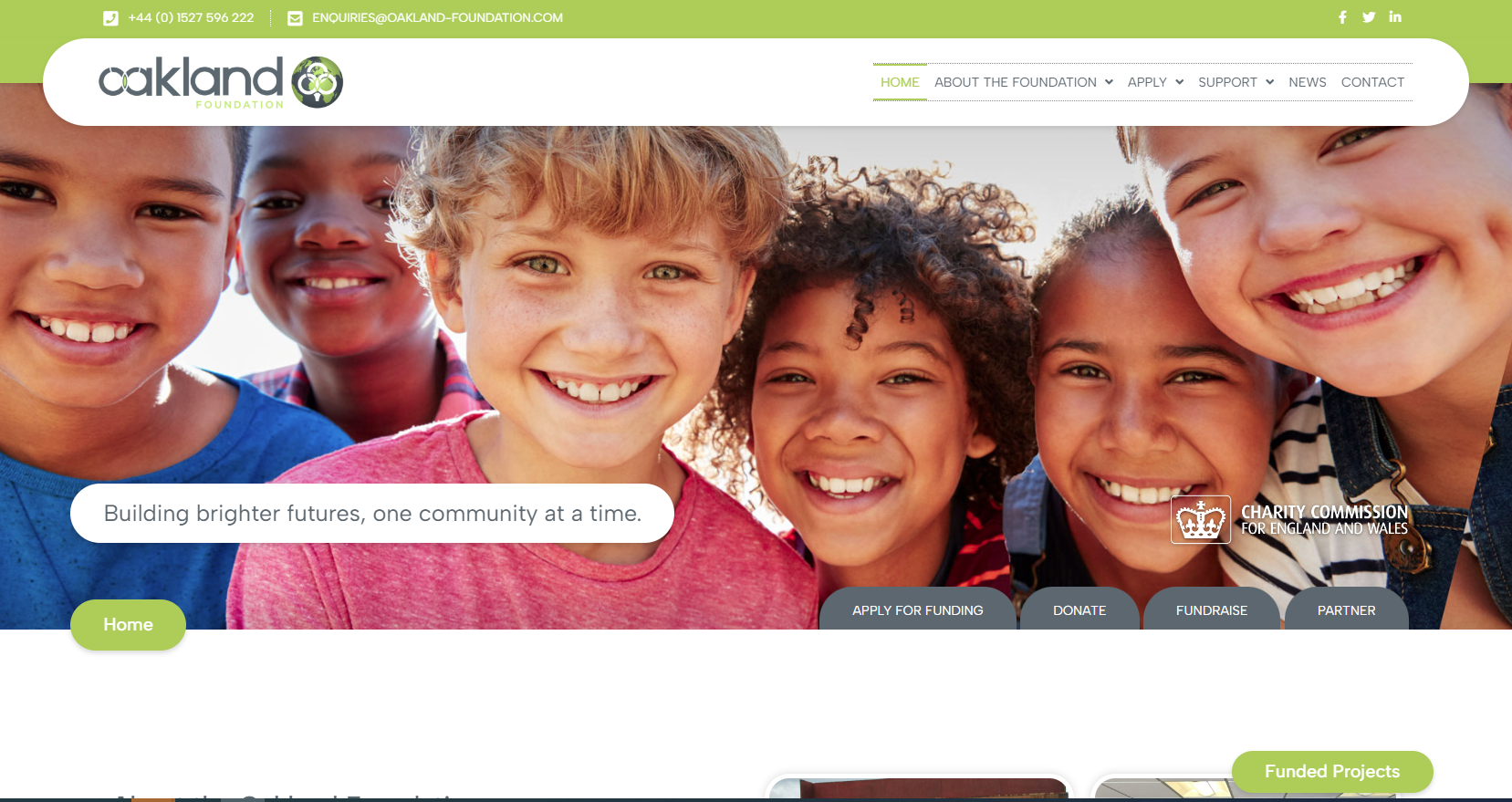 Children’s Charity Oakland Foundation Website Relaunched