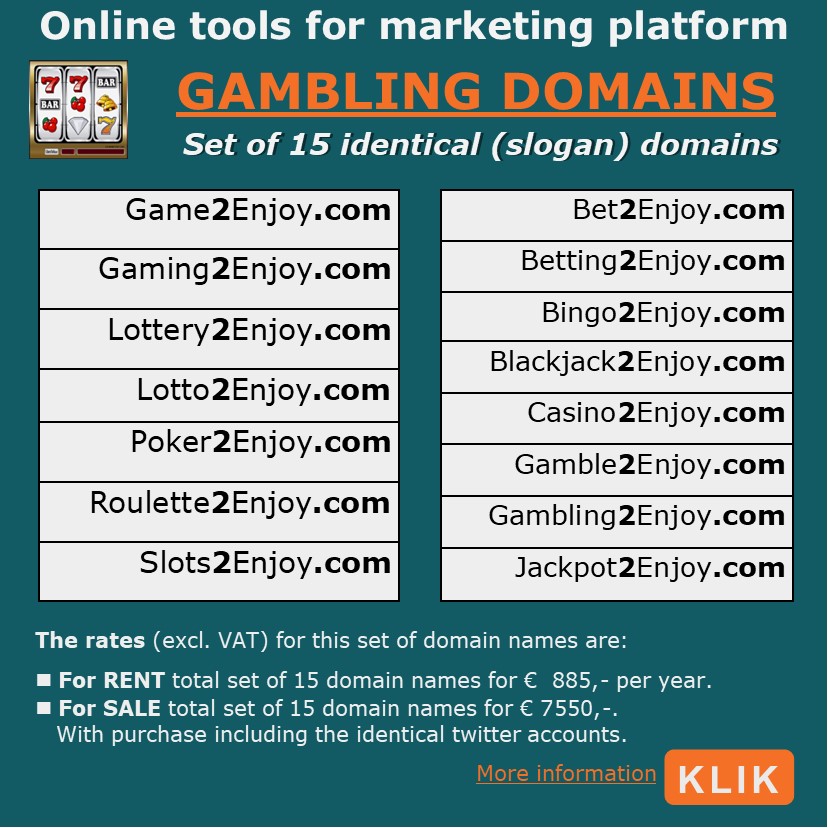Gambling domain for sale